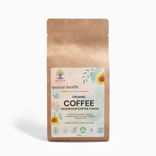 Organic Mushroom Coffee Fusion - Lion’s Mane & Chaga - 4oz